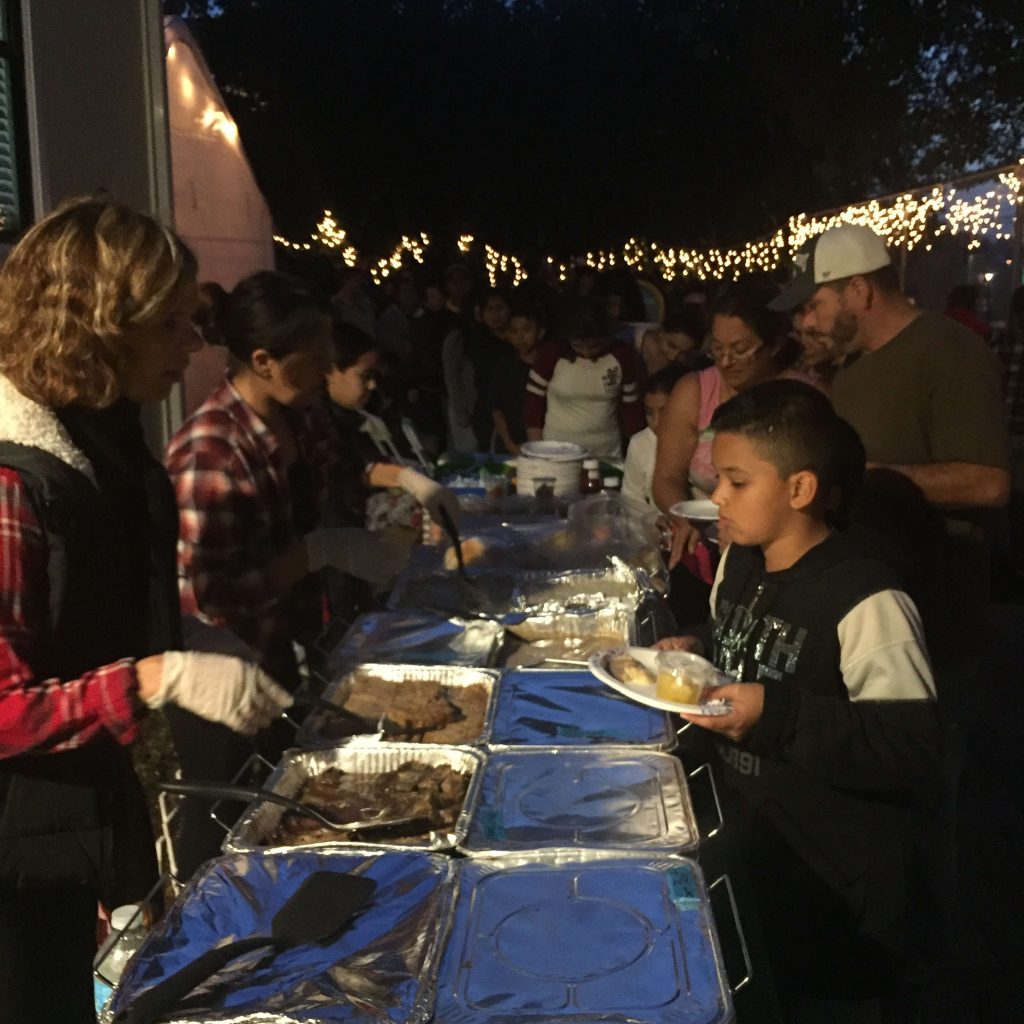 We partner with many organizations to feed the homeless and low income families